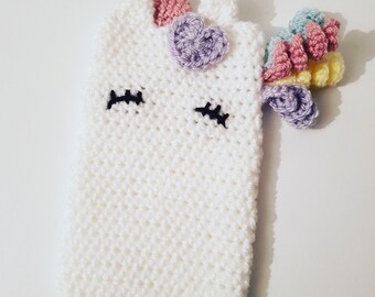 Phone Case. Unicorn Phone Case. Iphone Case. Samsung Case. Unicorn Case. Unicorn Gifts. Unicorn Accessories. Crochet Phone Case. Unicorn.