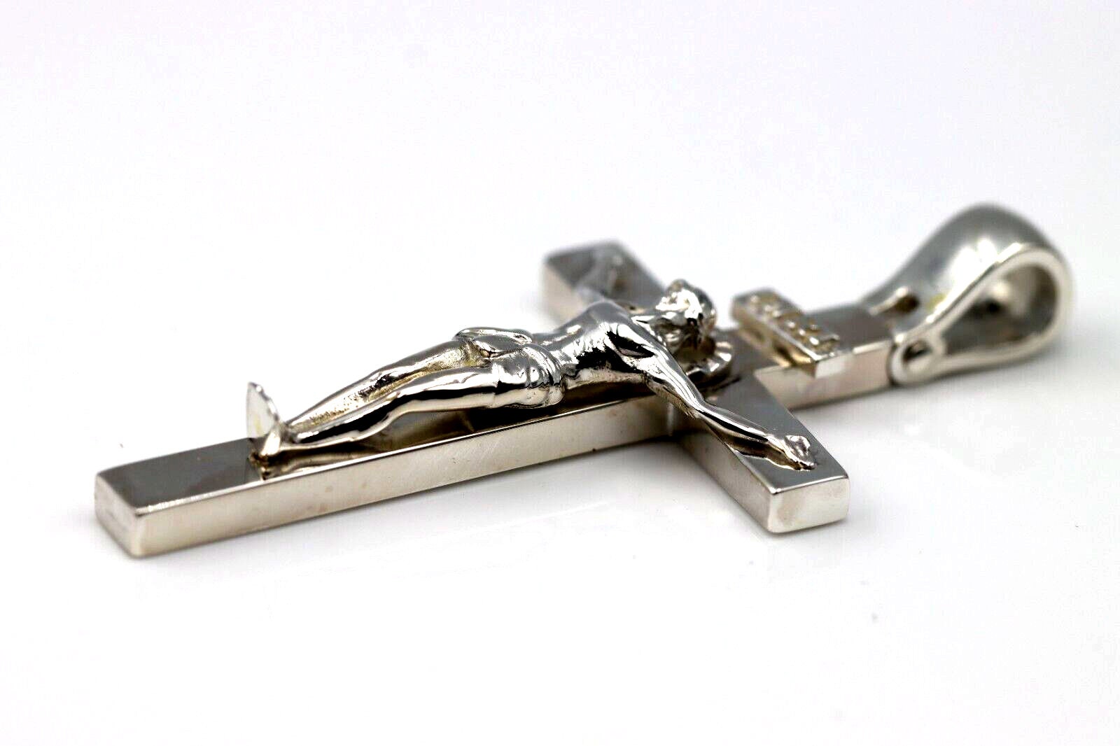 Genuine Very Large Heavy Solid Sterling Silver 925 Crucifix Cross ...