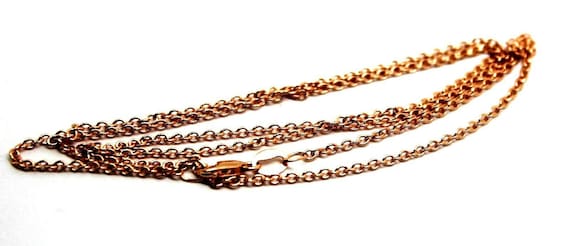 9ct rose cheap gold belcher chain