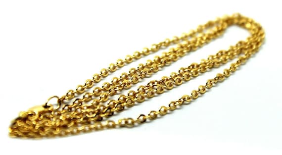 9ct 9k Yellow Gold Belcher Chain Necklace 70cm 3.8grams Free