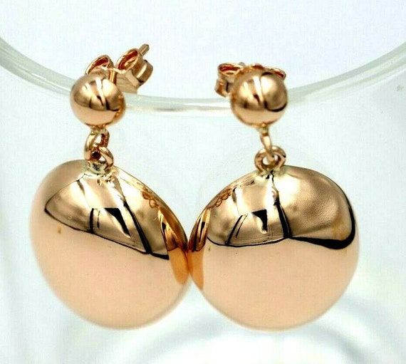 Carissima Orecchini Creoli Ovali Da Donna In Oro Giallo 9 Ct - Foto 7