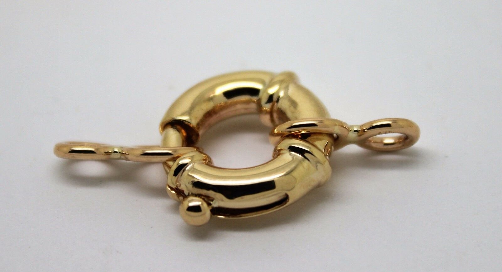 9ct gold bolt ring clasp clearance