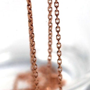 Genuine 9ct Rose Gold Diamond Cut Belcher Necklace Chain-Choose from 42cm, 45cm, 50cm, 55cm, 60cm, 65cm or 70cm