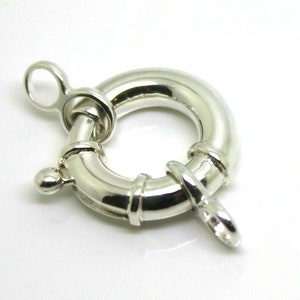 Sterling Silver Bolt Ring Figure 8 11mm, 13mm, 15mm, 18mm, 20mm