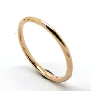New Genuine Solid 9ct 9k White Or Rose Or Yellow Gold 1.5mm Wedding Band Ring