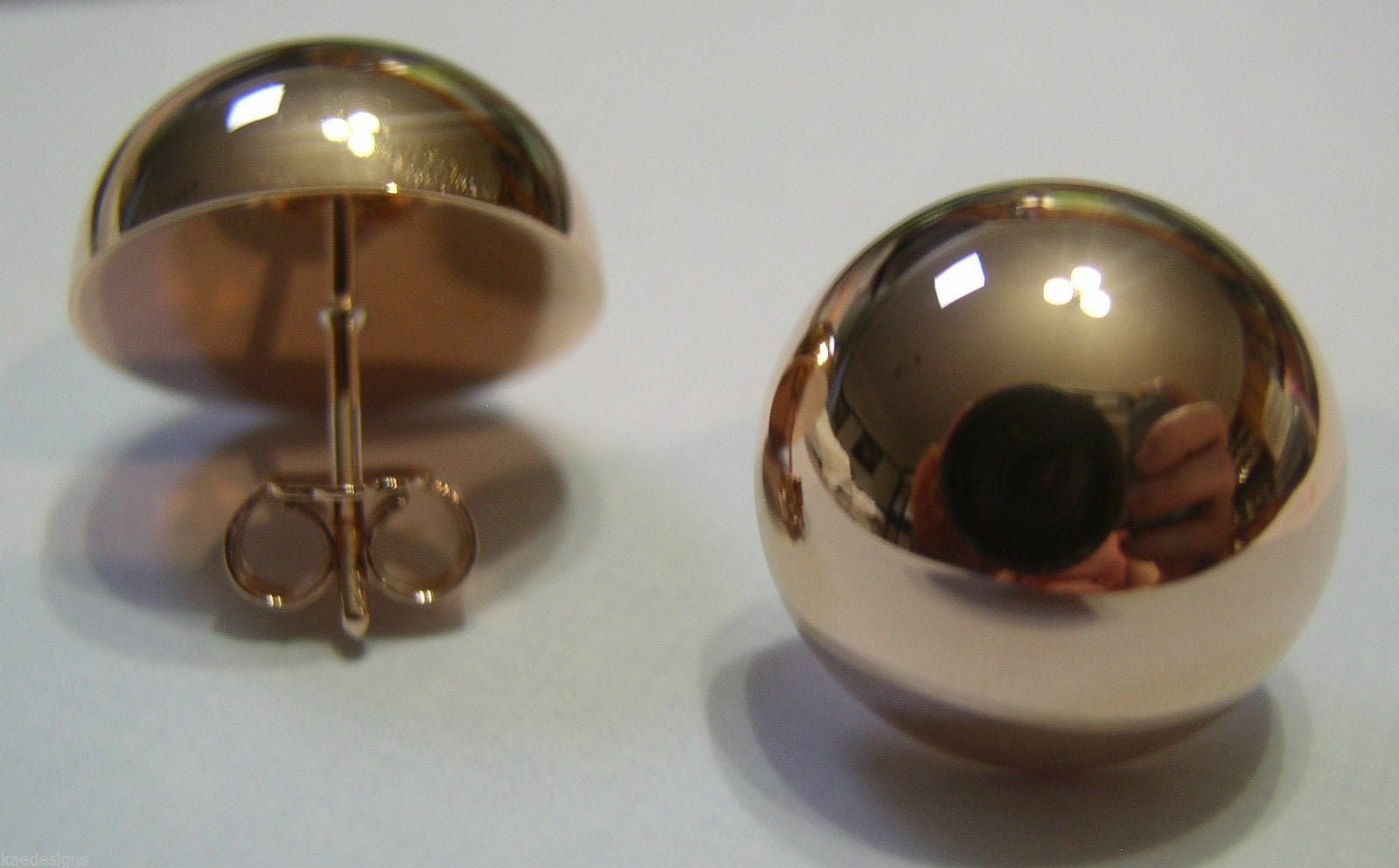 Orecchini a sfera di colore giallo fluo, fatti a mano ,gioiello tes... | su MissHobby