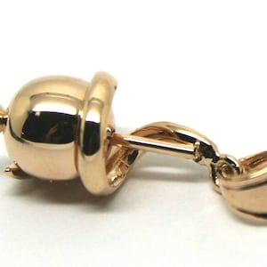 Genuine 9ct 9kt Rose Gold 8mm Swirl Ball Pendant *Free Express Post In Oz
