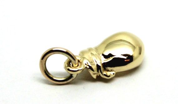 Boxhandschuh Anhänger 9ct Gelbgold Vergoldet
