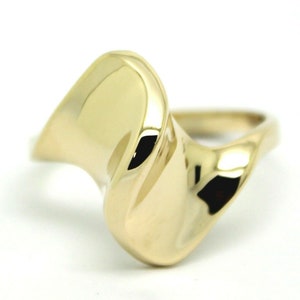 Size L - Kaedesigns, New Genuine Solid 9ct 9kt 375 Yellow, Rose or White Gold Fancy Dome Ring 230