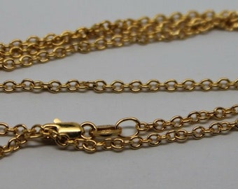 5mm Erbskette, 750 Gelbgold, 45cm
