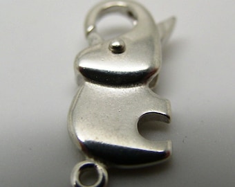 20pcsTibetan Silver elephant lobster clasp clasp32 