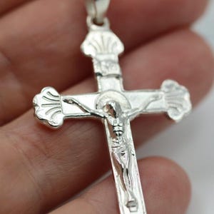 Genuine Brand New Sterling Silver 925 Large Crucifix Cross