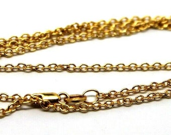 9ct Gold Chain Etsy