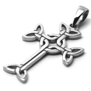 Kaedesigns Genuine Large Sterling Silver 925 Celtic Cross Pendant 425