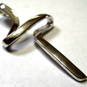 Kaedesigns New Genuine Large Modern Sterling Silver 925 Cross Pendant