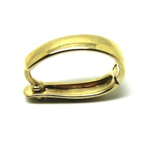 Genuine Sterling Silver (yellow gold plated) Enhancer Clasp 13mm Large