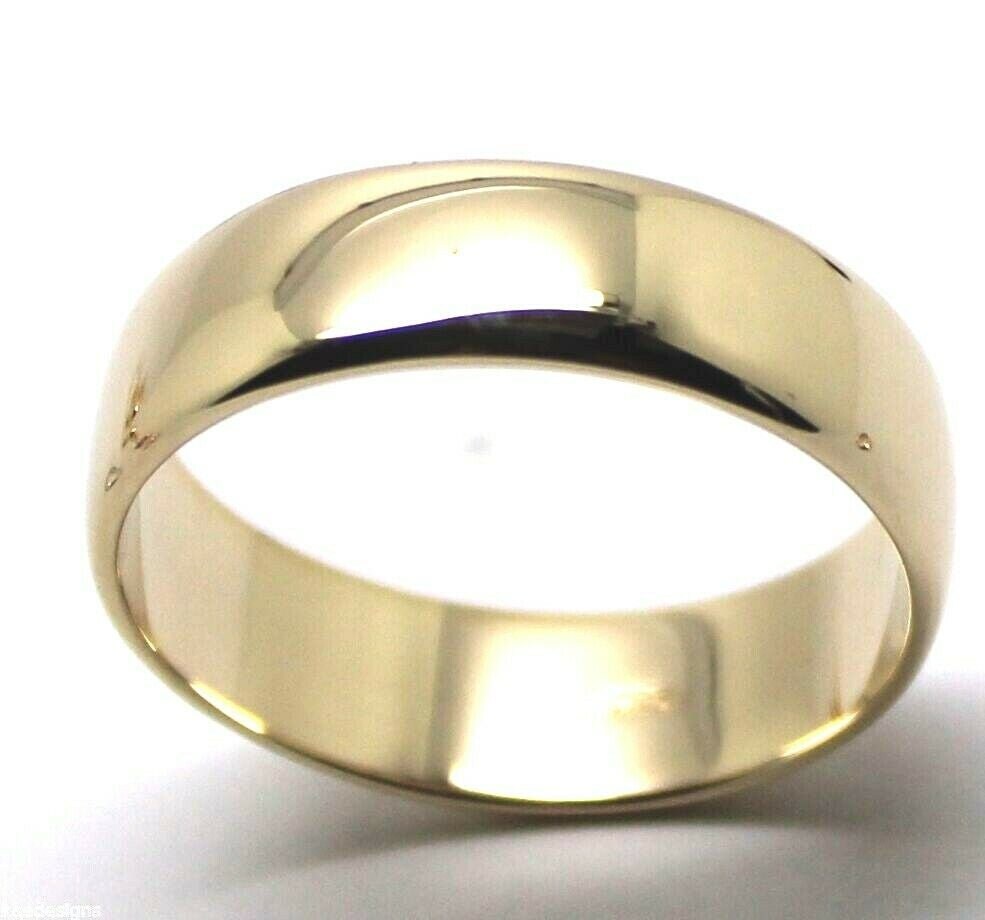 6 mm GENUINE 9K 9ct SOLID GOLD WEDDING BAND RING Size N/7 to Z+2/14 6 mm GENUINE 9K 9ct SOLID GOLD WEDDING BAND RING Size N/7 to Z+2/14