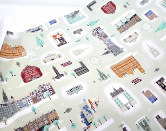 Edinburgh (4 sheets) Gift Wrap, Quality Christmas Wrapping Paper