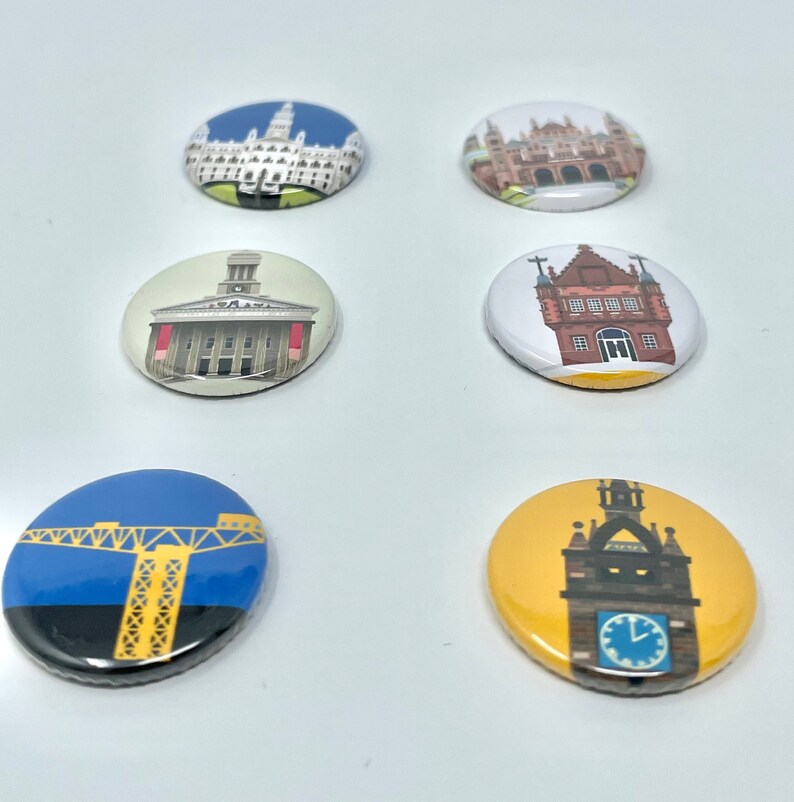 Glasgow Fridge pack of 6 Etsy UK