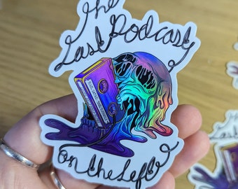 Last Podcast on the Left Holographic Foil sticker - True Crime Podcast - Hail Yourself - Henry Zebrowski - Marcus Parks -  Phone case iPad
