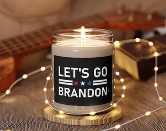 Let's Go Brandon - Scented Soy Candle, 9oz