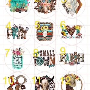 Country 1 Cardstock Cutouts