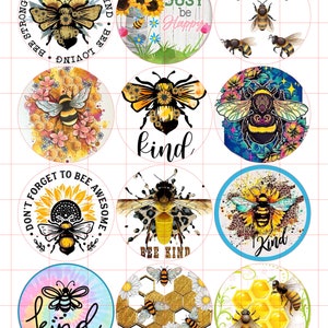 Bee 2 Cardstock Cutouts