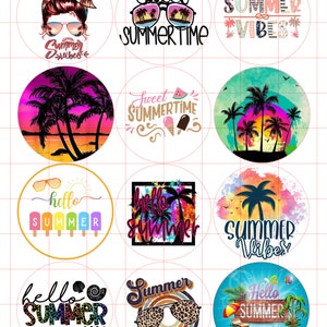 Summer Cardstock Cutouts