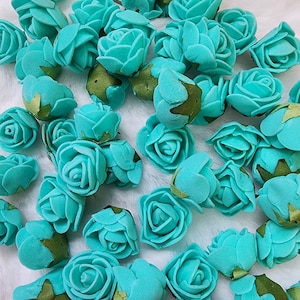 Teal Flowers