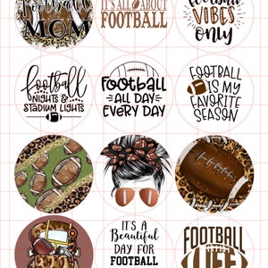 Football Cardstock Cutouts