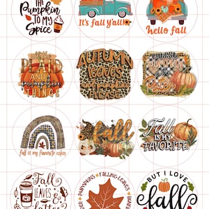 Fall 3 Cardstock Cutouts