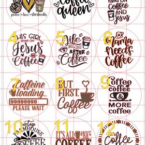 Coffee Cardstock Cutouts