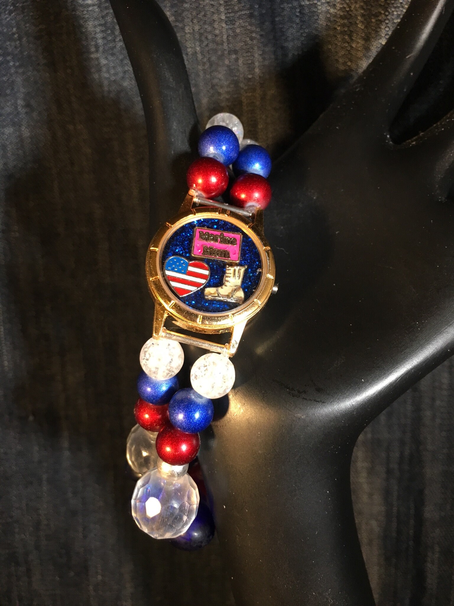 USMC Mom Watch Bracelets Etsy