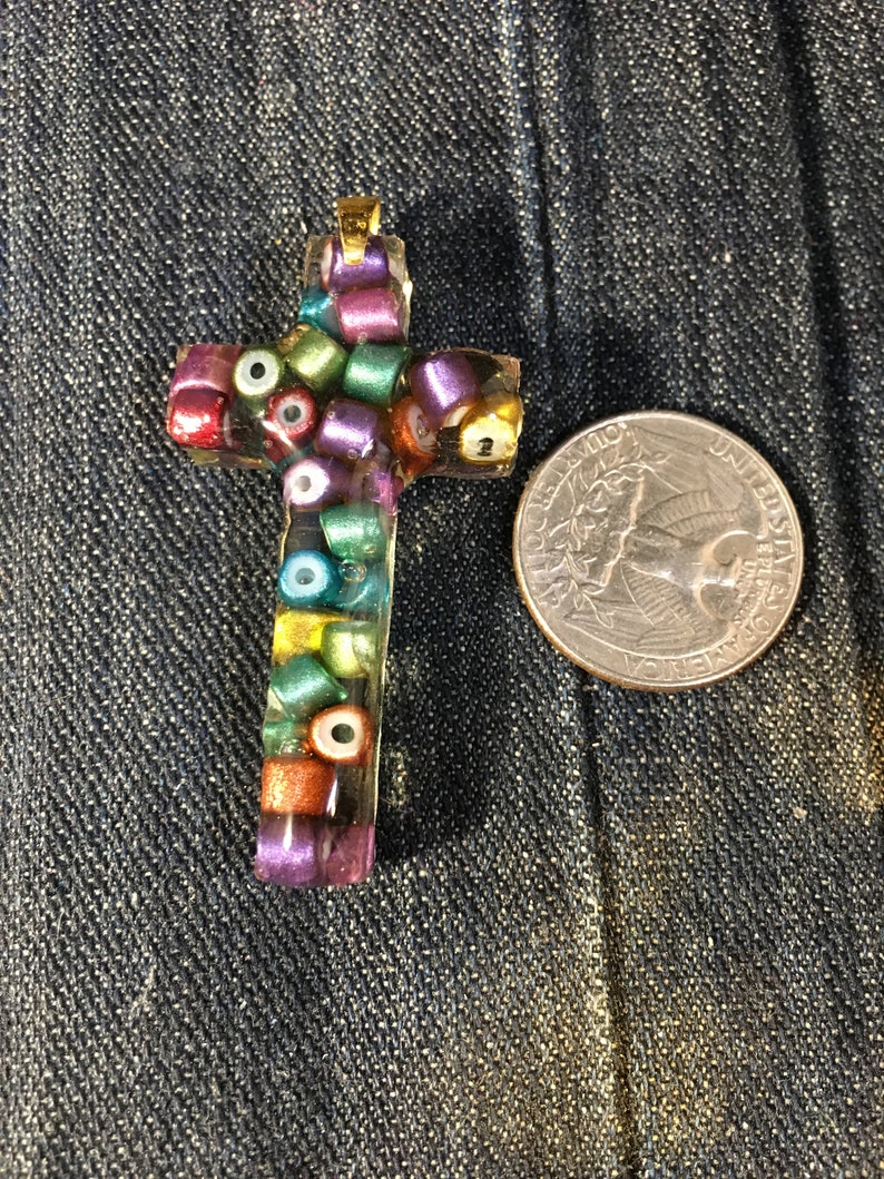 Fabulous Shimmer Bead Cross image 4