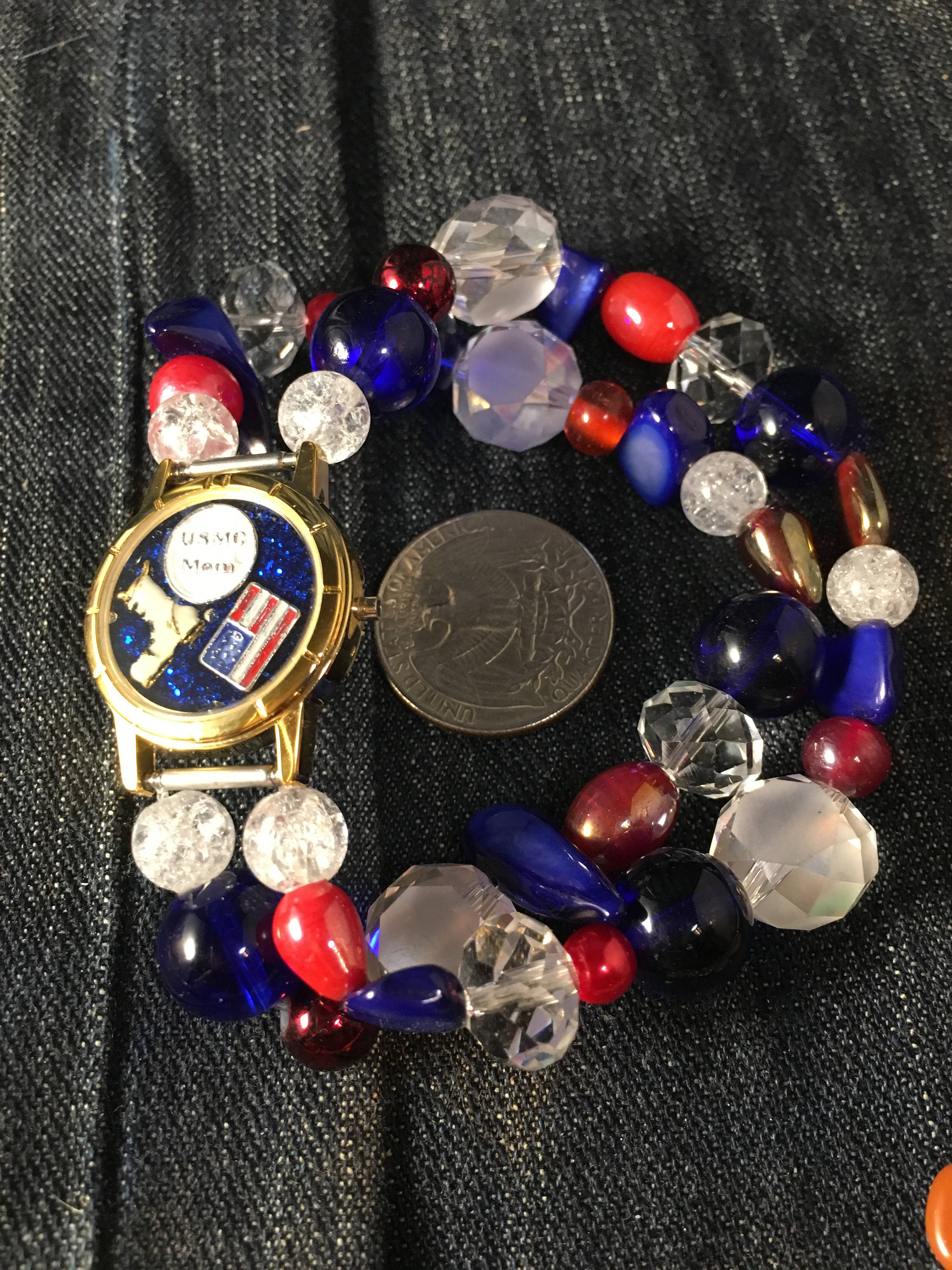 USMC Mom Watch Bracelets Etsy