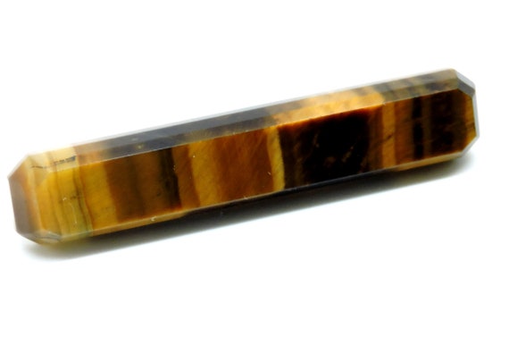Antique Brooch Pin Tiger Eye Scottish Celtic Victo