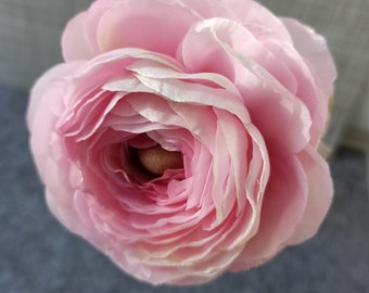 Rosa Ranunkel, Brautstrauß aus Ranunkel, Echter Ranunkel für Vase, wunderschönes Dekor, künstliche realistische Blume, künstliches Wohndekor