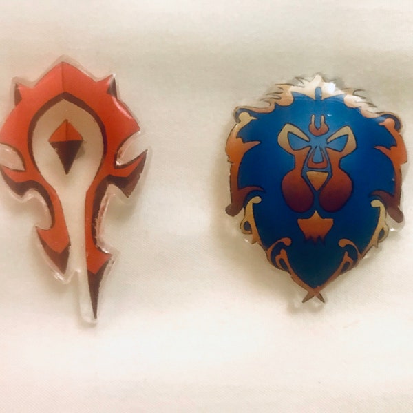 Мир warcraft смола set pin set