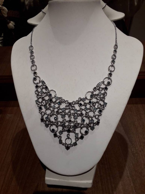 Authentic Givenchy necklace with gems. Audrey Hepb