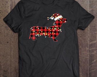 weiner dog christmas pajamas