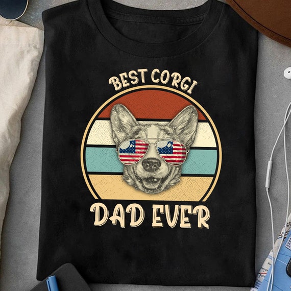 Mens Best Corgi Dad Ever Lover Dog Dog Owner Gift Tshirt | Etsy
