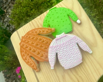 Sweater Weather Holiday Sugar Cookies