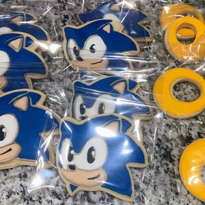 Sonic The Hedgehog Sugar Cookies