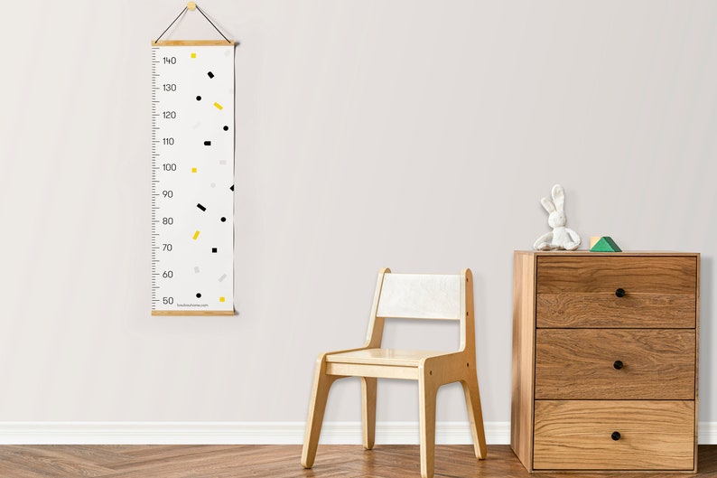 Height chart MIRA Modern Growth Chart Scandinavian Design Kids Room Decor High Quality Premium Baby Shower Gift Nursery Birth image 2