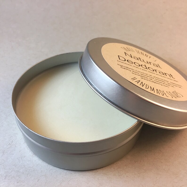 Handmade Natural Deodorant with Beeswax Shea Butter Coconut Etsy