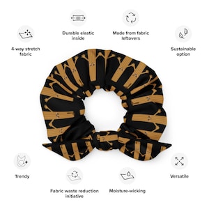 Churros Holding Hands Hair Scrunchie - Cute and Unique Design - Perfect for Gift for Churro Lovers
