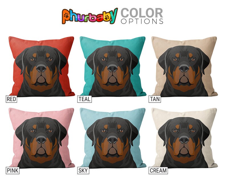 Fianc\u00e9 Gift Dog Lover Gift Stuffed Dog Pillow Gift for Him Cute Dog Pillow Rottweiler Pillow Housewarming Gift Husband Gift