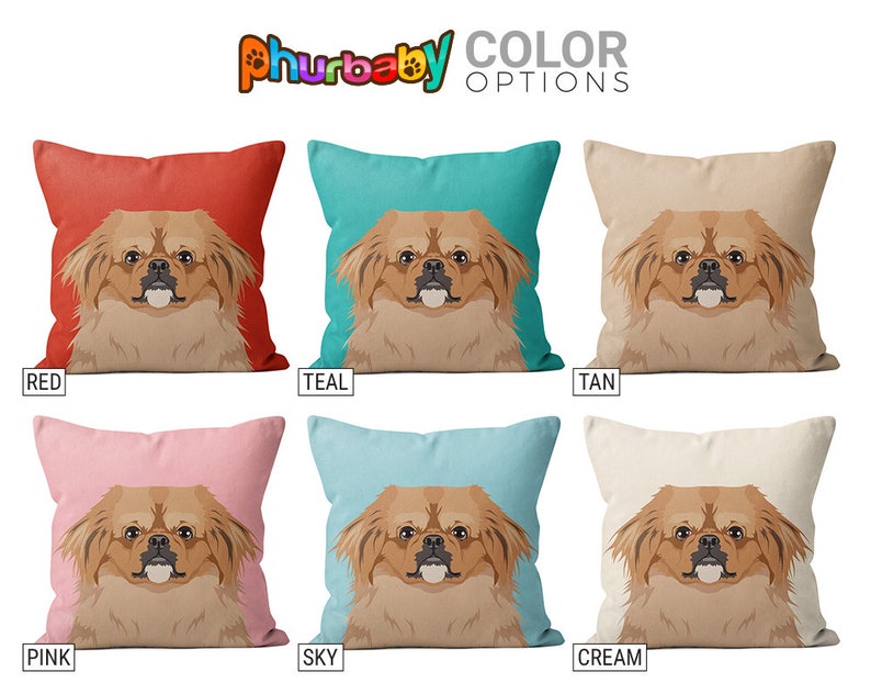 Pekingese Pillow Girlfriend Gift Pet Pillow Wife Gift Unique Throw Pillows Best Friend Gift Gift For Dog Owner Dog Gift image 4