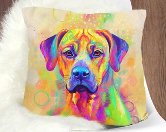 Rhodesian Ridgeback Pillow | Dog Pillow | Dog Throw Pillows | Cushions | Outdoor Pillow | Cushion Cover | Pillow Cover | Decorative Pillow