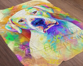 Dogo Argentino Blanket | Throw Blanket | Throw | Dog Lover Gift | Dog Blanket | Housewarming Gift | Baby Blanket | Pet Loss Gifts | Decor